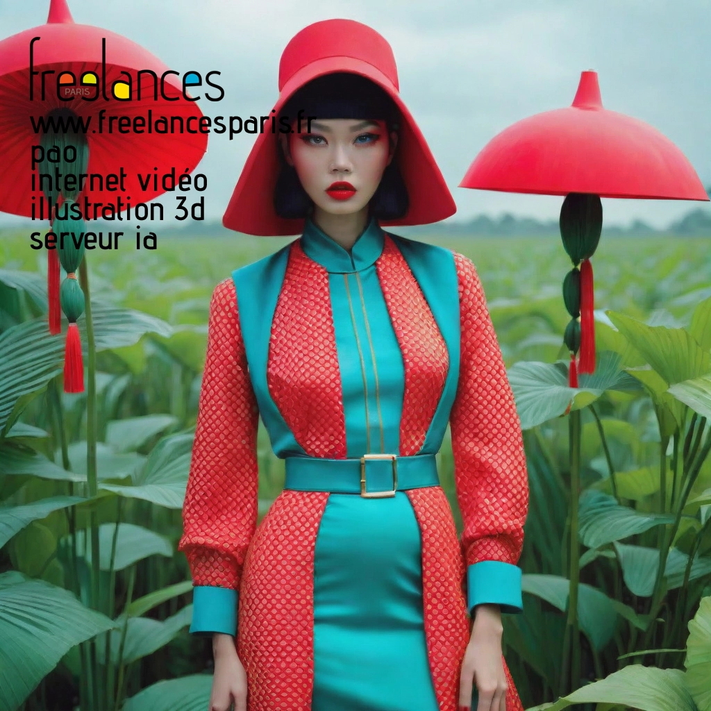 Pao mise en page internet vidéo illustration 3d serveur IA générative AI freelance paris studio de création magazines lhdi7mx0